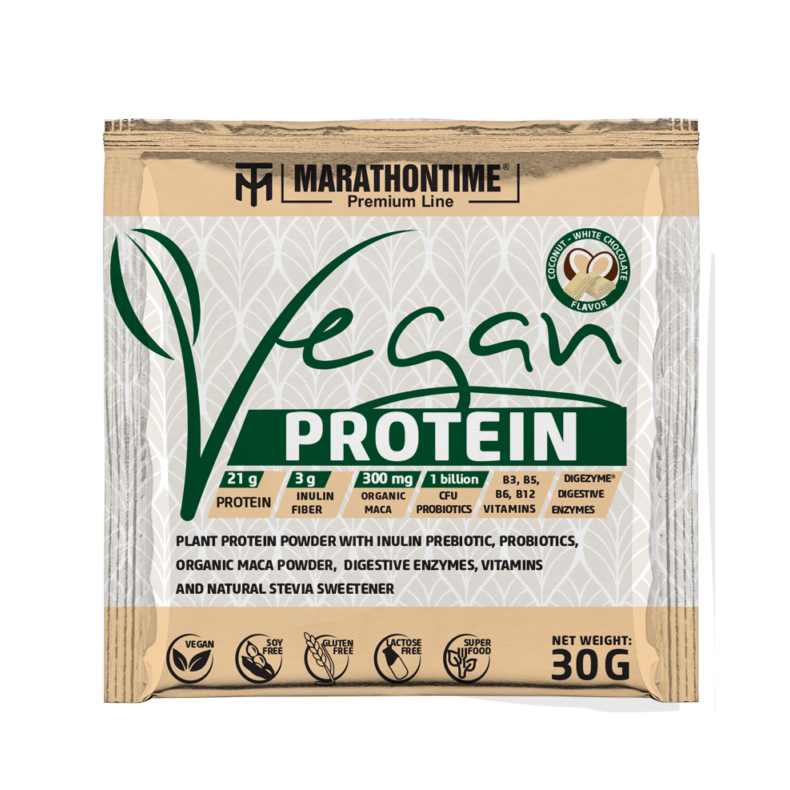 Premium Vegan Protein - White Chocolate-Coconut 30g