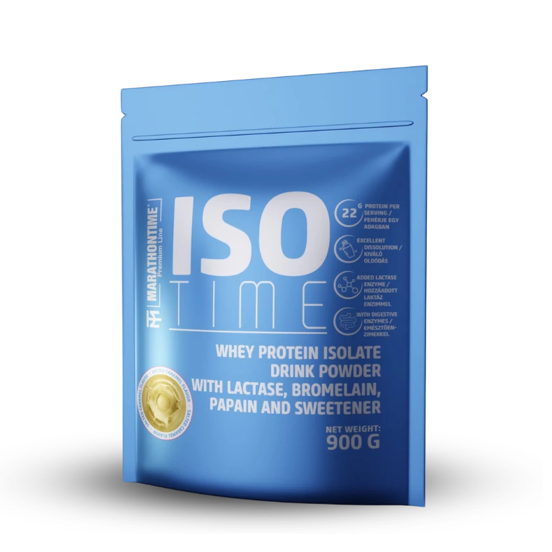 Iso Time Salted Caramel protein isolate with 7 flavors