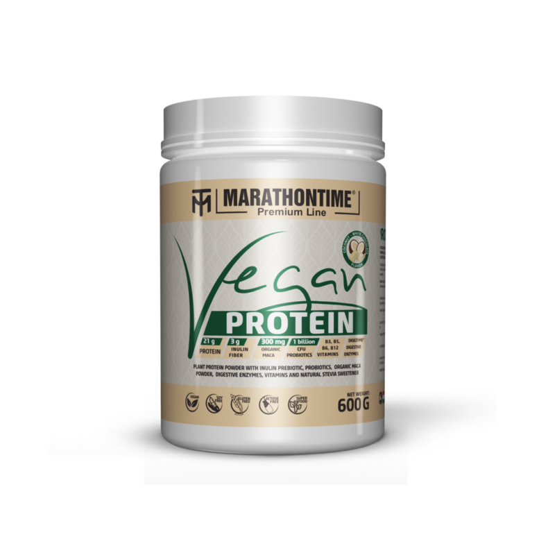 Prémium Vegán Protein - Fehér Csokoládé - Kókusz 600g