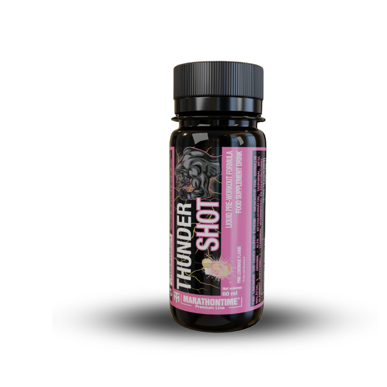 A Thunder Edzés előtti energizáló SHOT, 3 ízben, 2 kiszerelésben