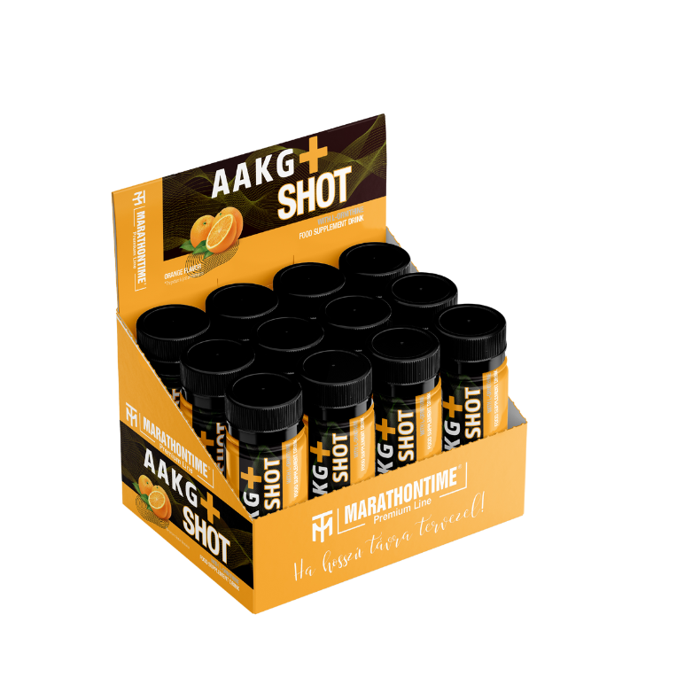 12 pcs. AAKG+ Ornithine Shot 60ml Orange flavor