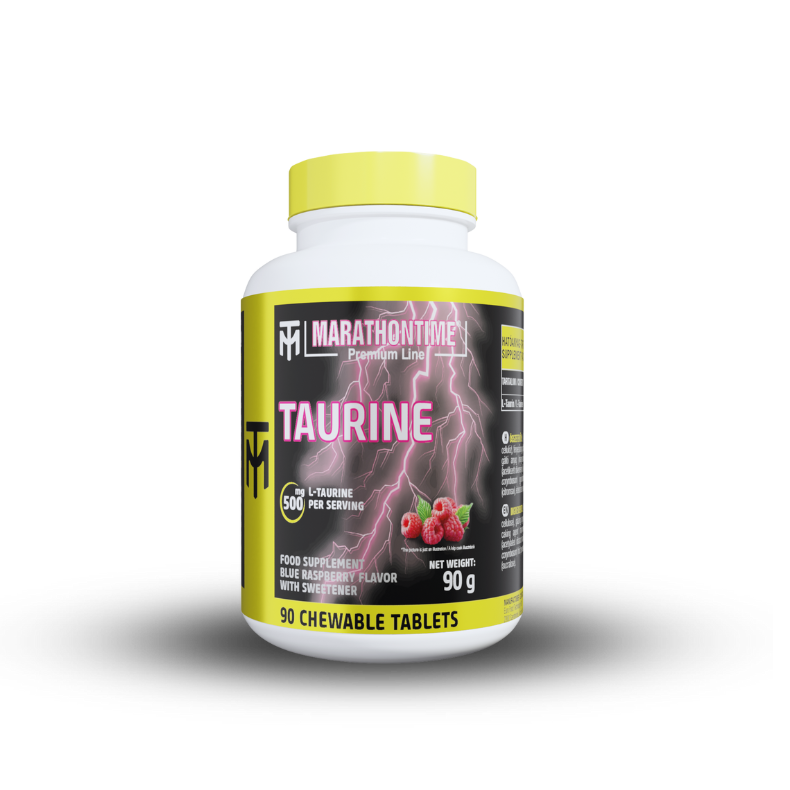 MT Taurine 500 mg Blue Raspberry 90 chewable tab EU