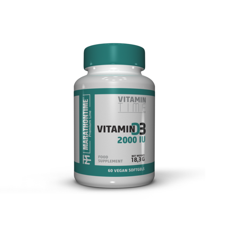 Vegán D-vitamin  új étrend-kiegészítő Marathontime prémium minőség